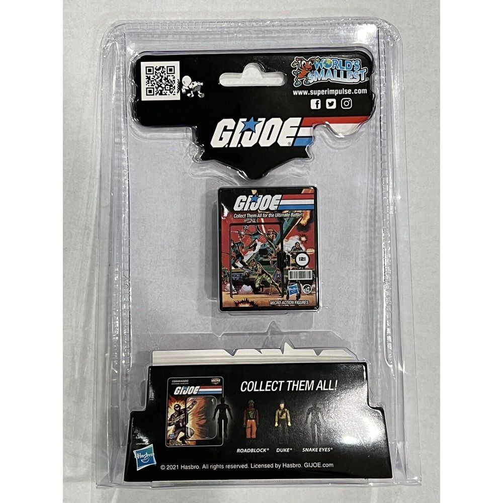 World's Smallest GI Joe - Snake Eyes Micro‎ Action Figure - 337